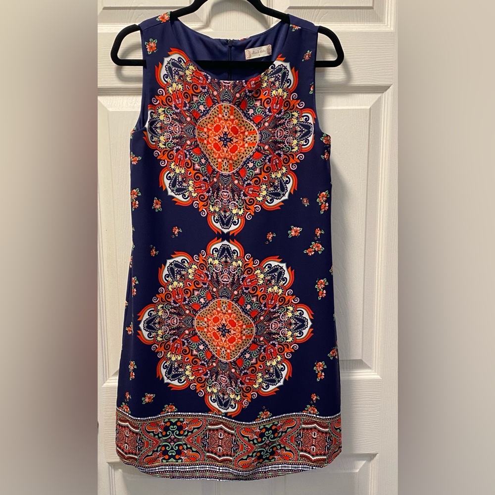 ALTAR’D STATE Colorful Mandala Print Sleeveless Dress Size Small